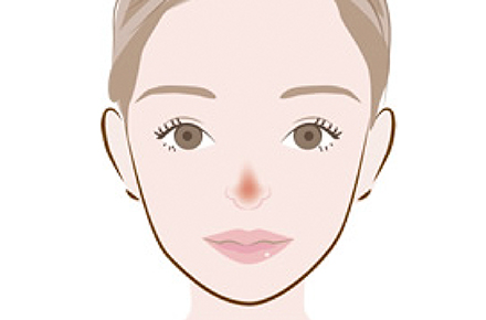 鼻の皮膚の厚みや肌の質感を整える